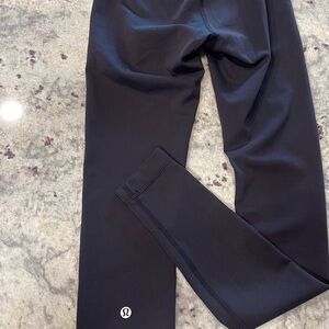 lululemon athletica Black Leggings with Logo